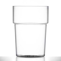 Rigid Reusable Plastic Beer Glass with Beer